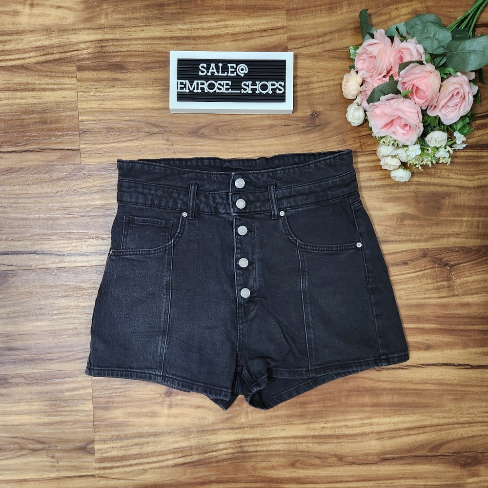 Wild Fable High-Waisted Black Shorts